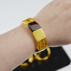 Amber bracelet mix color new jewelry